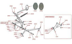 Silver Cloud I & S1 Brake Pedal (right hand drive)