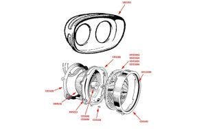 Silver Cloud III & S3 Headlights