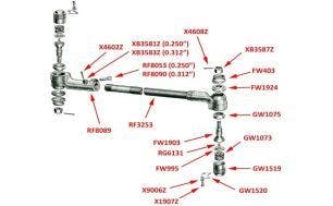 Silver Dawn, Silver Wraith, MKVI & R-Type Steering Cross Tube