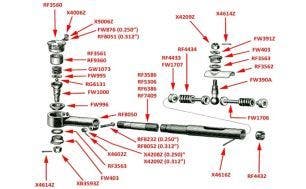 Silver Dawn, Silver Wraith, MkVI & R-Type Steering Side Tube