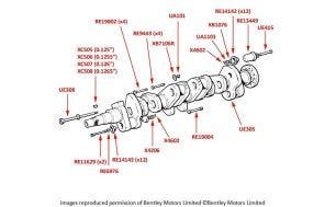 Silver Cloud I & S1 Crankshaft