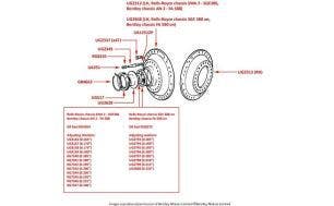 Silver Cloud I & S1 Differential End Plates