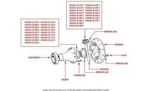 Differential Unit, Silver Cloud I (chassis SWA2-SGE386) & S1 (chassis B2AN-B588FA)