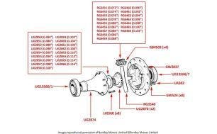 Differential Unit, Silver Cloud I (chassis SGE386 on) & S1 (chassis B589FA on)