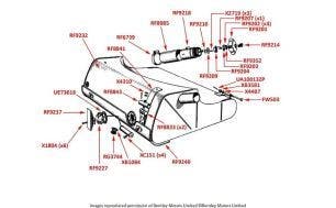 Fuel Tank, Rolls-Royce Silver Dawn (E-series on) & Bentley R-Type  (all chassis)