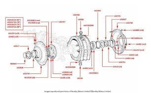 Differential Casing, Rolls-Royce SPA2-SRA201, Bentley B1AA-B184AM