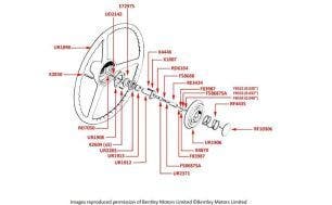 Silver Cloud I & S1 Steering Wheel