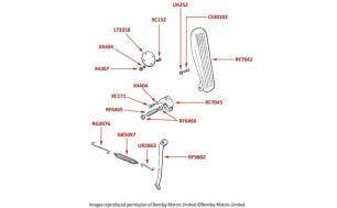  Silver Cloud I &  S1 Throttle Linkage (left hand drive)