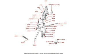 Silver Cloud I &  S1 Throttle Linkage (right hand drive)