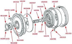 Flywheel (Automatic Gearbox, with Inertia Ring)