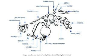 Heater Tap (chassis numbers 02389-26708, cars with air conditioning)