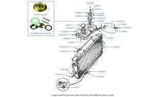 Radiator, Header Tank and Fan Cowl chassis numbers 01001-07521