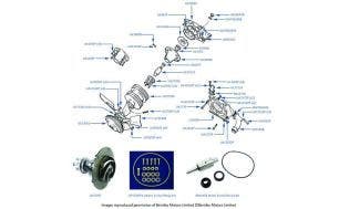 Water Pump, Fan & Viscous Coupling (Fan Clutch) chassis numbers 11111-26708