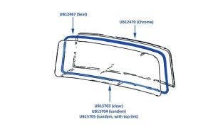 Windscreen Seal (4-door Cars)