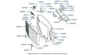 Grille & Mascot (Bentley) chassis numbers 30000-41648