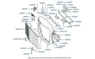 Grille & Mascot (Bentley) chassis numbers 01001-26708