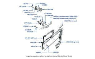 Boot/Trunk Fittings - Silver Shadow, Silver Shadow II, T1 & T2