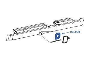 Sill Jacking Point Seal (4-door Cars)