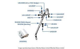 Front Bumper chassis numbers 01001-26708 (Badge Bar & Fittings)