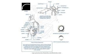 Front Timing Cover, Rear Cover & Tappet Cover chassis numbers 01001-39528