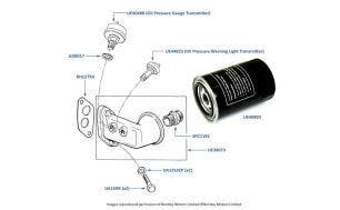 Oil Filter Head & Pressure Transmitters chassis numbers 30000-39528