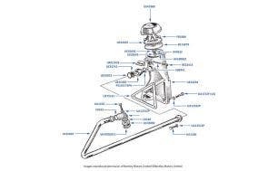 Oil Filler & Breather chassis numbers 06001-08697 (right hand drive Cars, with air conditioning)