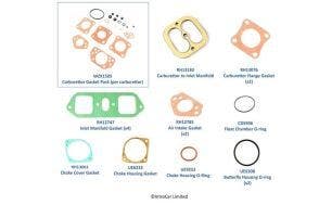 Carburetor Gaskets chassis numbers 30001-50757 & 01557-05036 (SU Carburetor)