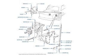 Rear Height Control Valve chassis numbers 50001-50757 & 01557-05036