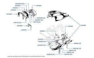 Steering Cowl chassis numbers 01001-01167, 5 Position Gear Selector (PRNDL)