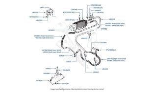 Hoses, Pipes & Steering Cooler, chassis numbers 06429-26708