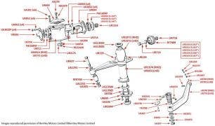 Silver Cloud I & S1 Steering Box (Manual, Oil Lubricated Steering)