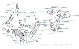 Air Intake chassis numbers 30000-41601 (4-Door Cars)