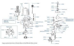 Carburetor chassis numbers 22583-26708