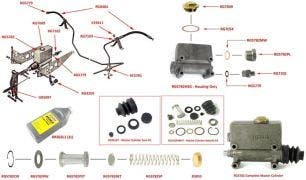 Master Cylinder, Silver Dawn, Silver Wraith, MkVI & R-Type