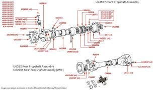 Silver Cloud I & S1 Propellor Shaft (Late)