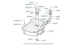 Fuel Tank, 2-Door Cars chassis numbers 01001-07693