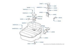 Fuel Tank, 2-Door Cars chassis numbers 23351-25624 (Japan & Australia only)