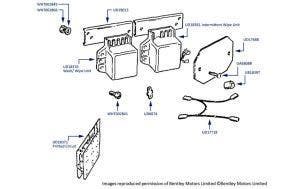 Wiper Control Unit (with intermittent wipe) chassis numbers 09001-26708