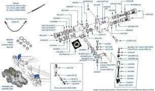 Rear Height Control Valve chassis numbers 01001-41648