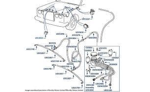 Headlight Washer chassis numbers 34575-41648 (4-door cars)