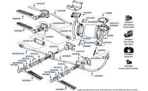 Headlight Wipers (Camargue) chassis numbers 33115-50085 & 01570-10414