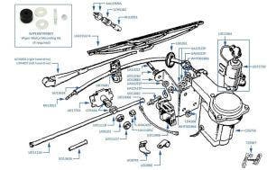 Wiper Motor chassis numbers 01001-06003