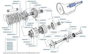 3-Speed Gearbox Output Shaft & Reaction Carrier