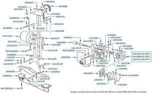 Window Motor (4-door cars), chassis numbers 36422-41648