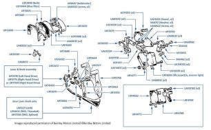 Gear Selector, chassis numbers 09193-11866