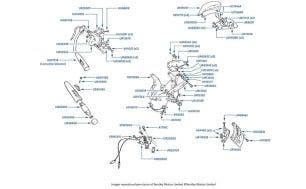 Gear Selector chassis numbers 30000-41964 (4-Door Cars)