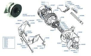 Alternator chassis numbers 01001-03001