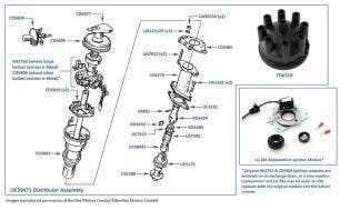 Distributor (Electronic), chassis numbers 22118-26708