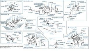 Heater Actuators chassis numbers 01001-02894