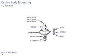 Silver Cloud I & S1 Centre Body Mount